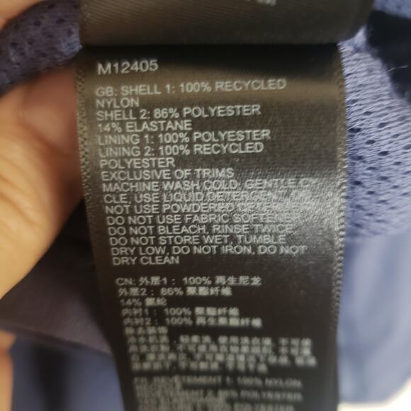 Marmot Womens ALT HB Hoody Storm‎ Full Zip Jacket Blue Ultralight Climbing Hike - Picture 15 of 16